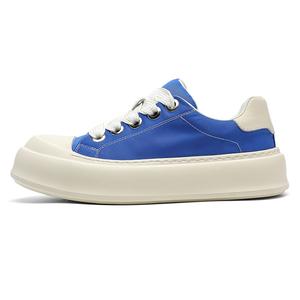 WEISHIBANGWEI Низкие мужские скейтбордические кроссовки, увеличивающие рост, синие