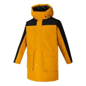 Пуховик adidas Big Mouth Bag Outdoor Windproof Medium Long Cap Down Jacket White Gold, белый