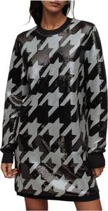 Платье AllSaints Juela Toni Dress, черный/белый