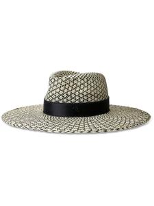 Maison Michel широкополая фетровая шляпа Charline, нейтральный цвет