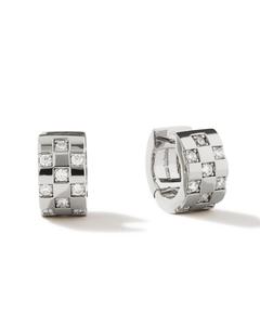 Маленькие серьги-кольца - Эден Ana Luisa, Silver, silver