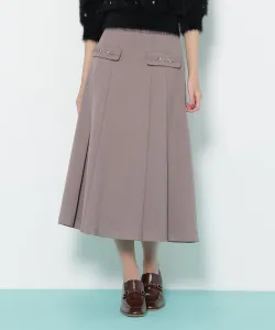 Расклешенная юбка из шерстяной фланели Jill By Jill Stuart, цвет Mocha