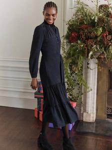 Рошель замшевые ботинки на каблуке Hobbs, Black