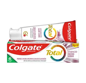 Зубная паста, которая помогает предотвратить кровоточивость десен Total Advanced Encías Sanas Colgate, 75 ml