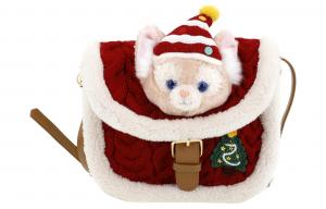 Кроссбод сумка через плечо из ткани женская красная Disney