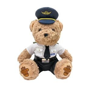 Плюшевые куклы капитан медведь и стюардесса медведь CHINA SOUTHERN