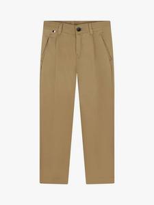 Детские хлопковые чинос из твила HUGO BOSS, Cookie