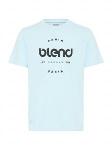 BLEND Футболка 'BHKAMDEN' в светло-голубом цвете