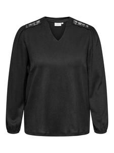 Блуза ONLY Carmakoma CARFancy, черный