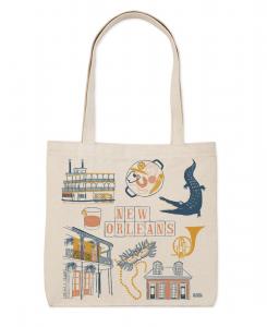 Повседневная сумка New Orleans Claudia Pearson, Blue, gray, yellow