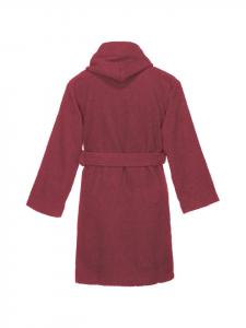Redbest  Детский халат с капюшоном Terry Chicago, бордовый