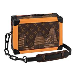 LOUIS VUITTON Мягкий чемодан Damier Ebene Giant коричневый