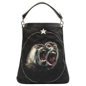 Givenchy Черный мужской плечевой рюкзак из ПВХ