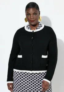 Кардиган с длинными рукавами Ulla Popken, Black