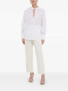 Блузка с вырезами Silvian Heach, белый