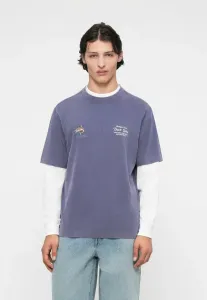 Футболка с принтом «сельская местность» Abercrombie & Fitch, Dark Blue