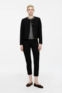 Куртка без воротника Arket, черный