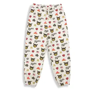 Брюки Grimey MudВґS The Residence Bear sweat, белый