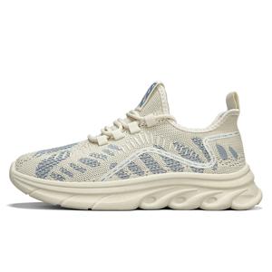 BINGO DUCK Дышащие кроссовки с низким верхом и массивной подошвой мужские бежевые, цвет Beige