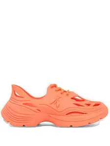 Кроссовки Gummy Pepe на шнуровке Patrizia Pepe, оранжевый