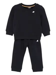 Спортивный костюм с вышитым логотипом K Way Kids, синий