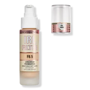 Тональный крем IRL Filter Longwear Foundation Revolution Beauty, F8.5 (medium skin tones with a yellow undertone)