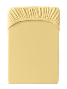 Cats Collection Простыня на резинке из высококачественного трикотажа, желтого цвета