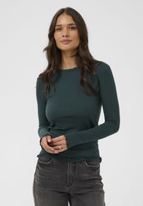 Топ Kaffe KADREW LS T-SHIRT, Magical Forest/Green