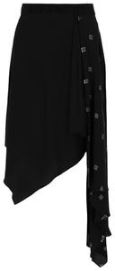 Асимметричная юбка Givenchy 4G, черный