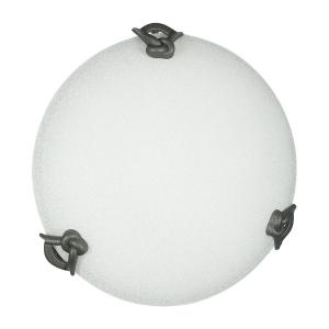 Потолочный светильник Näve Tespe, матовое стекло / нержавеющая сталь - 1 пламя