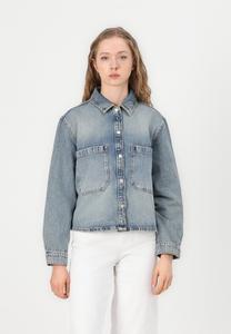Блуза ONLY ONLCASSIE SHIRT, Light Blue Denim/Light-Blue Denim