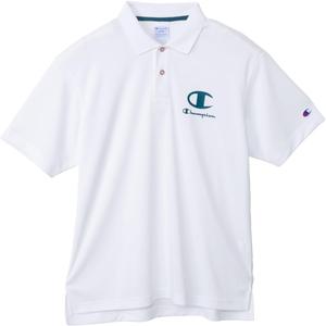Мужская рубашка-поло для гольфа, короткий рукав, быстросохнущая, с защитой от УФ-излучения, логотип в одной точке Champion, белый
