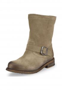 Кожаные ботильоны Felmini, серый