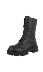 Ботильоны на шнуровке Ital-Design, черный