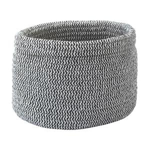 Корзина для хранения Aquanova, 24x18x16 см, серый/черный