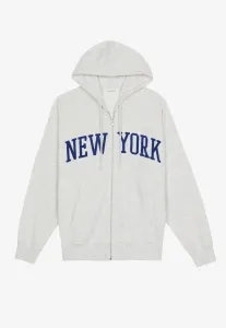 Толстовка на молнии Even&Odd, Mottled Light Grey