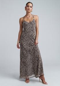 Платье макси ALRA BWLDR, бежевый