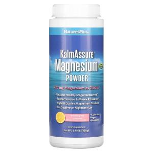 Nature's Plus Kalmassure Magnesium Powder Refreshing Pink Lemonade 400 mg 0.90 lb. (408 g)