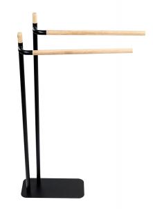 Полотенцедержатель натуральный Sadena, светло-коричневый/черный