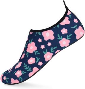 Водные туфли ANLUKE Barefoot Aqua Yoga, быстро сохнущие пляжные плавательные и серфовые носки для женщин и мужчин, розовый