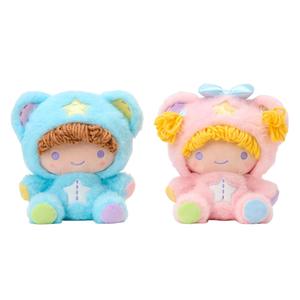 Набор кукол KIKI LALA, плюшевая кукла, высота 36 см Sanrio, little twin stars set