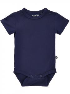 Minymo Детский боди с короткими рукавами "Body SS" синего цвета