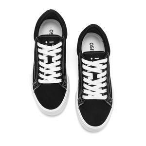 MINISO Покрытие, устойчивые к истиранию, сбалансированные, легкие и дышащие низкие скейтбордские кроссовки унисекс - черные, цвет Black