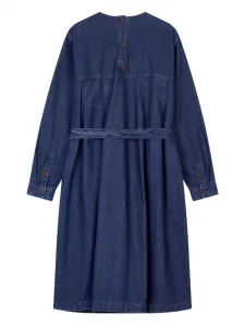 Джинсовое платье-рубашка STUDIO TOMBOY, синий