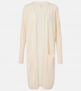 Кардиган из шерсти и кашемира Jardin des Orangers, бежевый