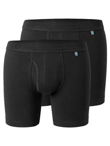 Боксеры SCHIESSER Long Life Cotton, черный