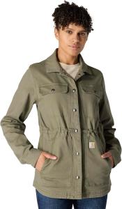 Куртка Carhartt womens Tencel Fiber Series Relaxed Fit Canvas, Dusty Olive