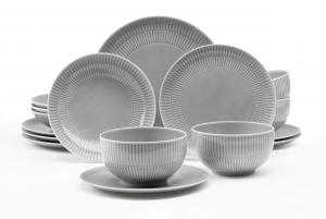 Seltmann Weiden Набор посуды Amina из 16 предметов, светло-серый, на 4 персоны