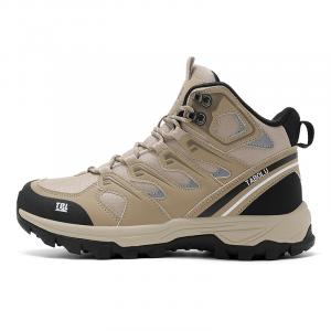 Амортизирующие противоскользящие износостойкие высокие походные ботинки men's TABOLU, хаки