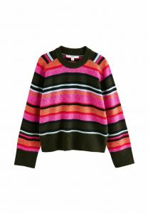 Джемпер Next CREW NECK, Bright Pink/Khaki Multi Stripe/Light Pink